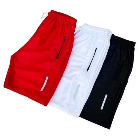 Kit 3 4 ou 6 Bermudas Masculinas Básicas - DryFit - Malha Leve e Confortável - Pronta Entrega Origins