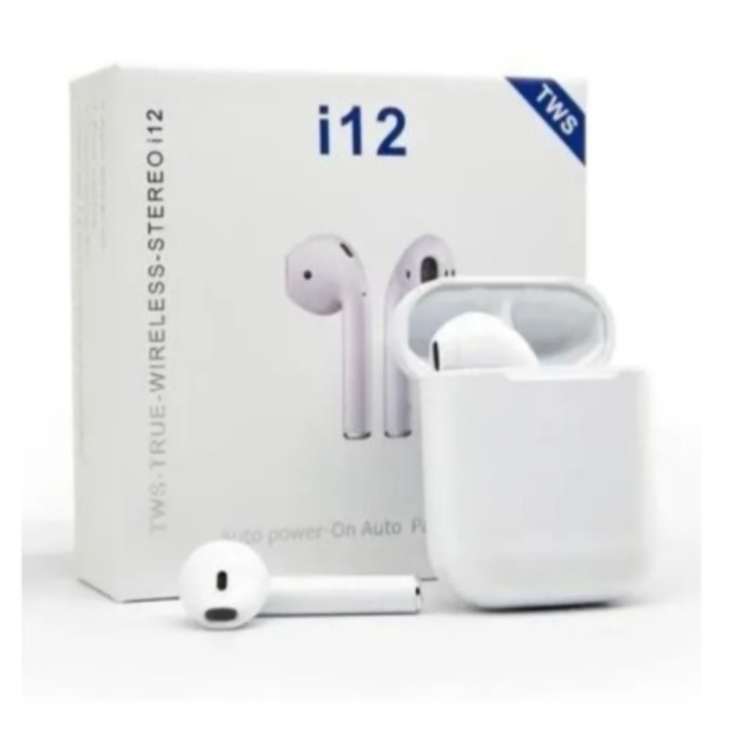 Fone De Ouvido Tws Bluetooth V5.0 Touch - I12 NEW EL SHOP