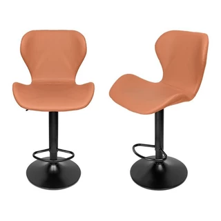 Kit Banquetas Zinnia Baltimore ZB3, 2 Unidades, Marrom, ZNC-BTM-BW01 em Oferta na Shopee