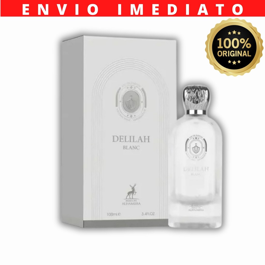 Delilah Blanc de Maison Alhambra Perfume Feminino Árabe Original
