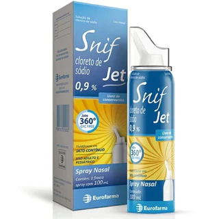 Spray Nasal Snif Jet Solução 0,9% 100ml em Oferta na Shopee