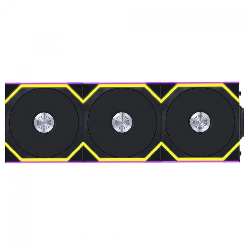 KIT 3 FAN 120MM LIAN LI UNI FAN SL WIRELESS ARGB PRETO 12SL1W3B