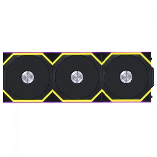 KIT 3 FAN 120MM LIAN LI UNI FAN SL WIRELESS ARGB PRETO 12SL1W3B