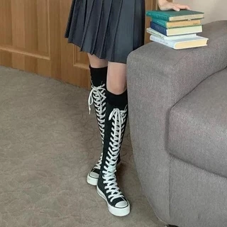 2026 novo estilo sapatos de lona feminino Casual All-Match sapatos de salto plano