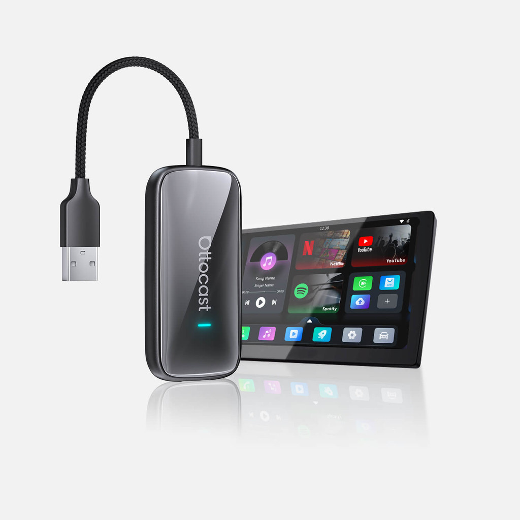 【新品未開封】 Ottocast Play2Video Express ⑨ Ottocast Play2Video Ultra Ai Box Adaptador Automático Sem Fio