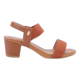 SANDÁLIA ORTOPÉDICA USAFLEX COURO ORIGINAL SALTO BLOCO MACIA em Oferta na Shopee