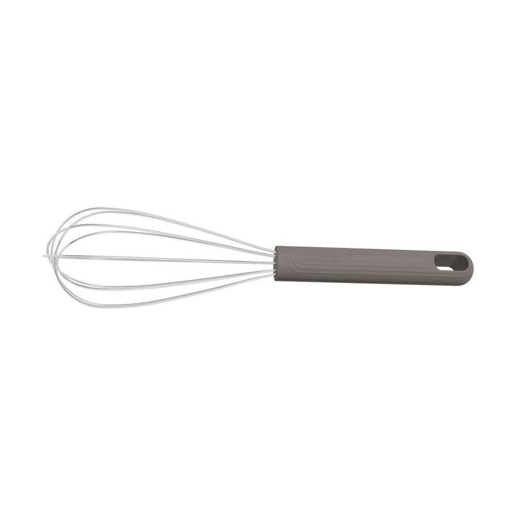 Batedor Manual Tramontina Softta Aço Inox Cinza