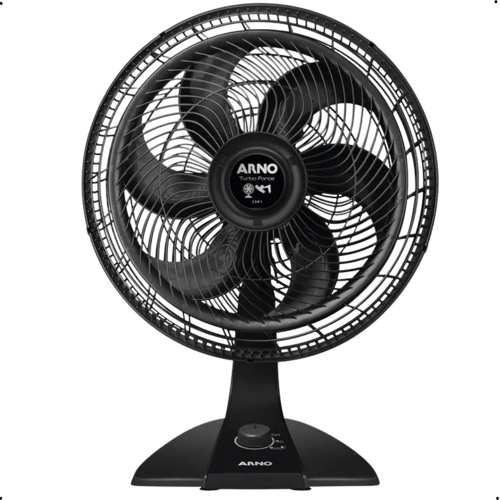 Ventilador Arno Turbo Force VF42 40 cm 3 Velocidades Silencioso e ...