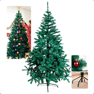 Arvore De Natal 1,80m Pinheiro Canadense Luxo 720 Galhos Top Verde