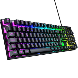 TECLADO USB GAMER FORTREK FEARLESS 100 PRETO - 84032