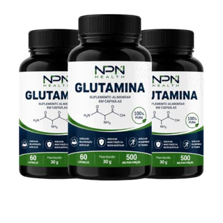 Glutamina 500mg 60 Cápsulas Original Não Perca Mega Oferta Ultima Unidades