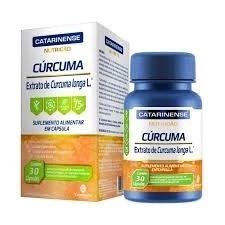 Cúrcuma Longa - 30 Cápsulas - CATARINENSE em Oferta na Shopee