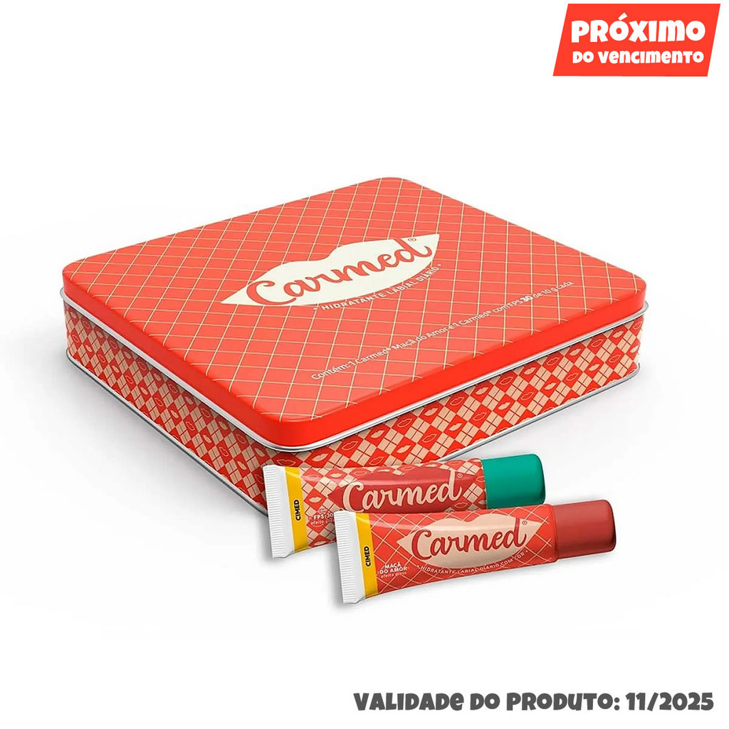 Kit Natal Carmed Lata Fps 30 10g + Maçã do Amor 10g