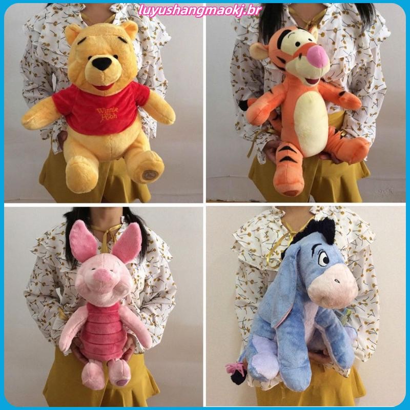 MINISO Disney 40cm Brinquedo de Pelúcia Original do Ursinho Pooh Animal ...