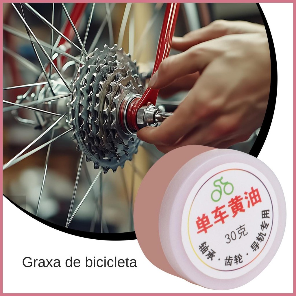 Graxa Para Corrente De Bicicleta , Pedal Lubrificante De Longa Duração ...