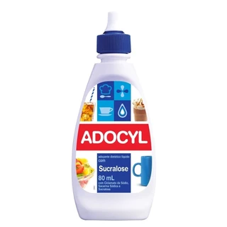 Adoçante Adocyl Sucralose Líquido 80ml em Oferta na Shopee