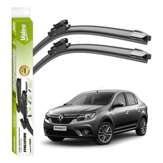 Palhetas Limpador Parabrisa Valeo Renault Logan 2013 A 2025