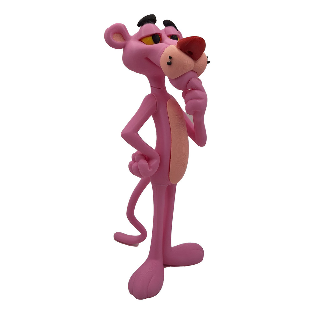 Boneco Action Figure Pantera Cor De Rosa 23 Cm Fofo V1 | Shopee Brasil