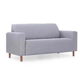 Sofá 2 Lugares Herval Elos, Linho Cinza, 158 cm em Oferta na Shopee