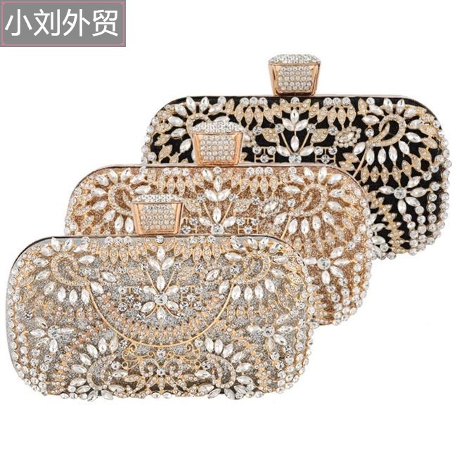 Bolsa clutch Feminina Para Festa À Noite , Com Strass E Diamante ...