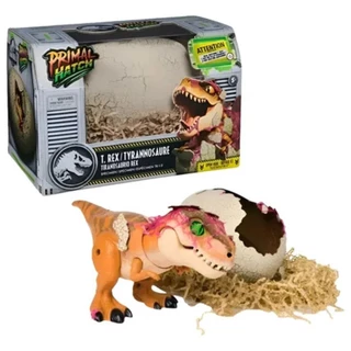 Dinossauro T-rex Jurassic World Hatch Luz E Som Primal