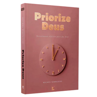 Devocional Priorize Deus 2026 | Mocha | Michel Simplício em Oferta na Shopee