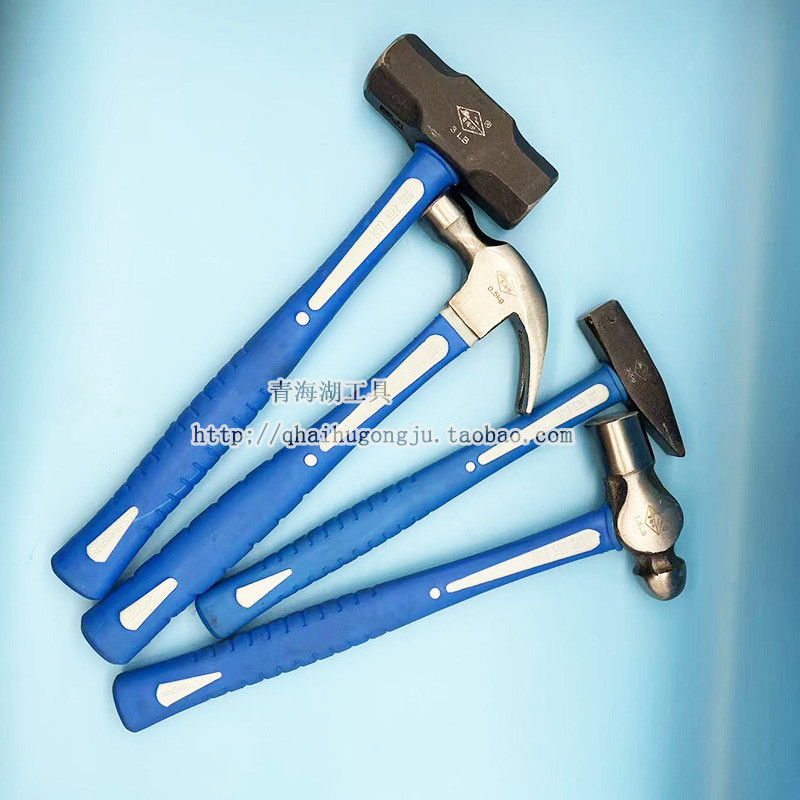 Qinghai Lake Tool Martelo Octogonal Martelo de Garra Martelo Coberto de Plástico Martelo Cabeça Redonda Fitter Martelo à