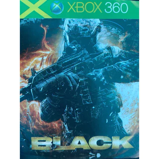 BLACK XBOX 360- MIDIA FISICA