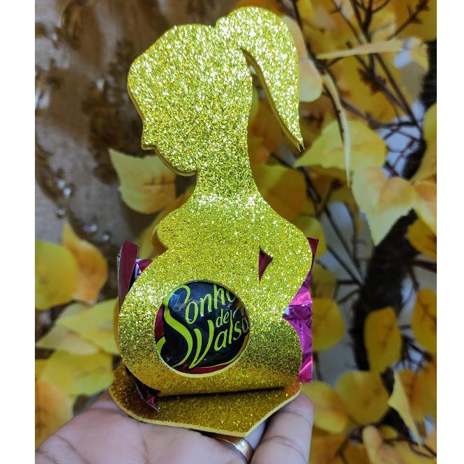 Lembrancinha Grávida porta bombom  dia das Mães 35 unidades EVA Glitter Cores Sortidas em Oferta na Shopee
