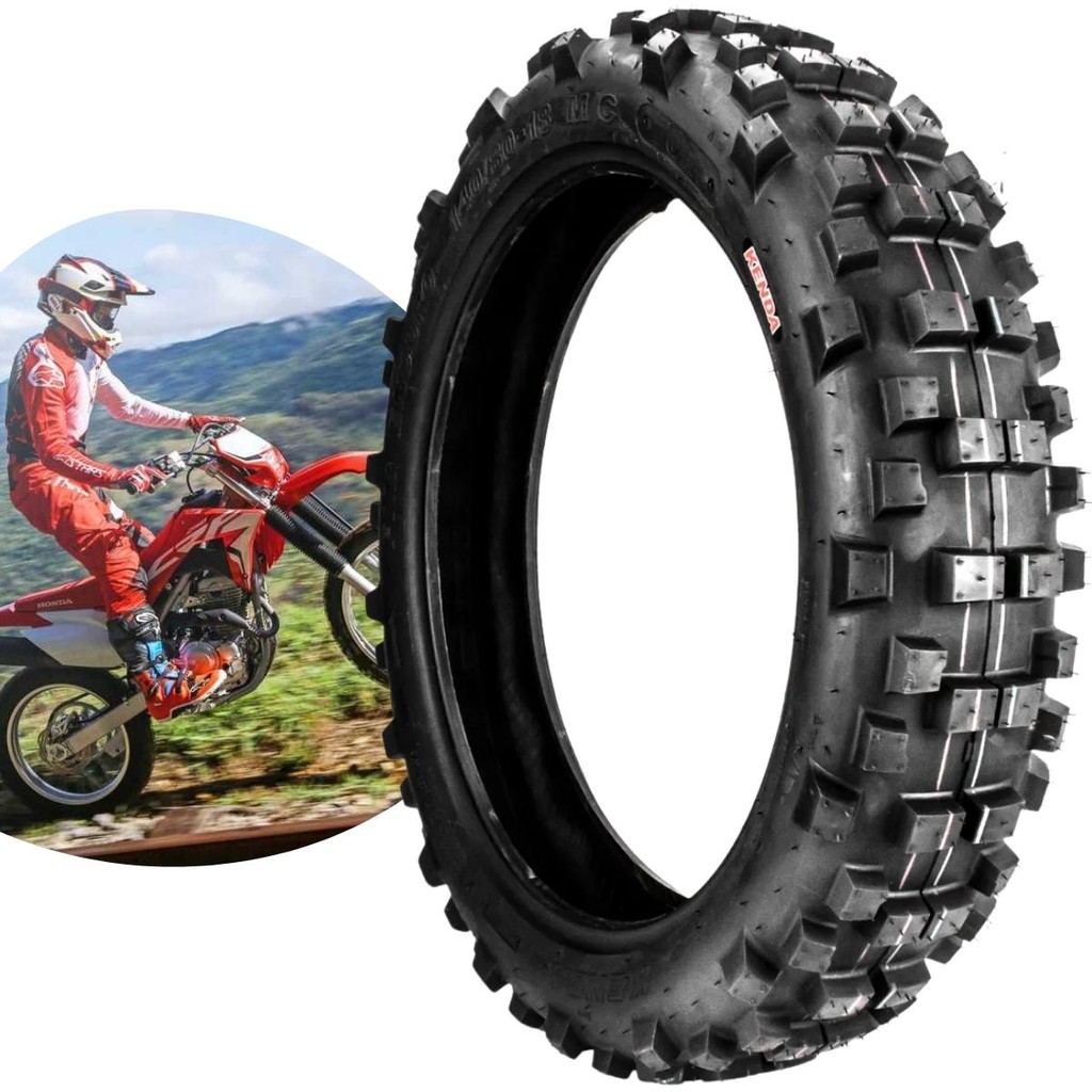 Pneu 140/80-18tt 70M Motocross Trilha Traseiro Modelo K774 Kenda