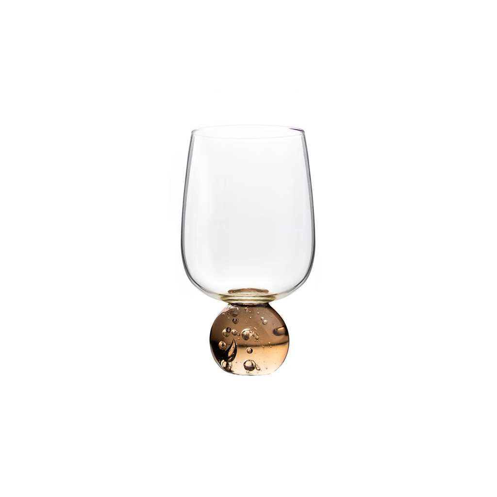 Taça Esfera Ribeiro e Pavani Transparente e Âmbar 540ml