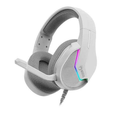 Headset Gamer Marvo H8618 RGB Drivers 50mm Branco H8618-WH
