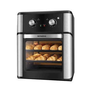 Fritadeira Air Fryer Mondial AFON-12L-AB - 12 Litros, 2000W, Preto/Inox em Oferta na Shopee