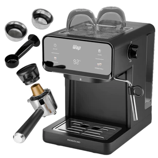 Cafeteira Espresso Digital WAP Aroma Prime WCM20 20BAR Cápsula e Pó Vaporizador 127V ou 220V