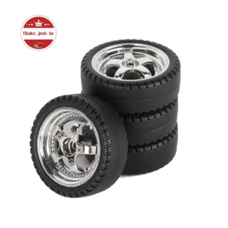 4 Pçs 33mm RC Deriva Pneu Roda Duro Para LDRC AE86 A86 A86P LD1801 1/18 Carro Atualização Peças Acessórios , 2