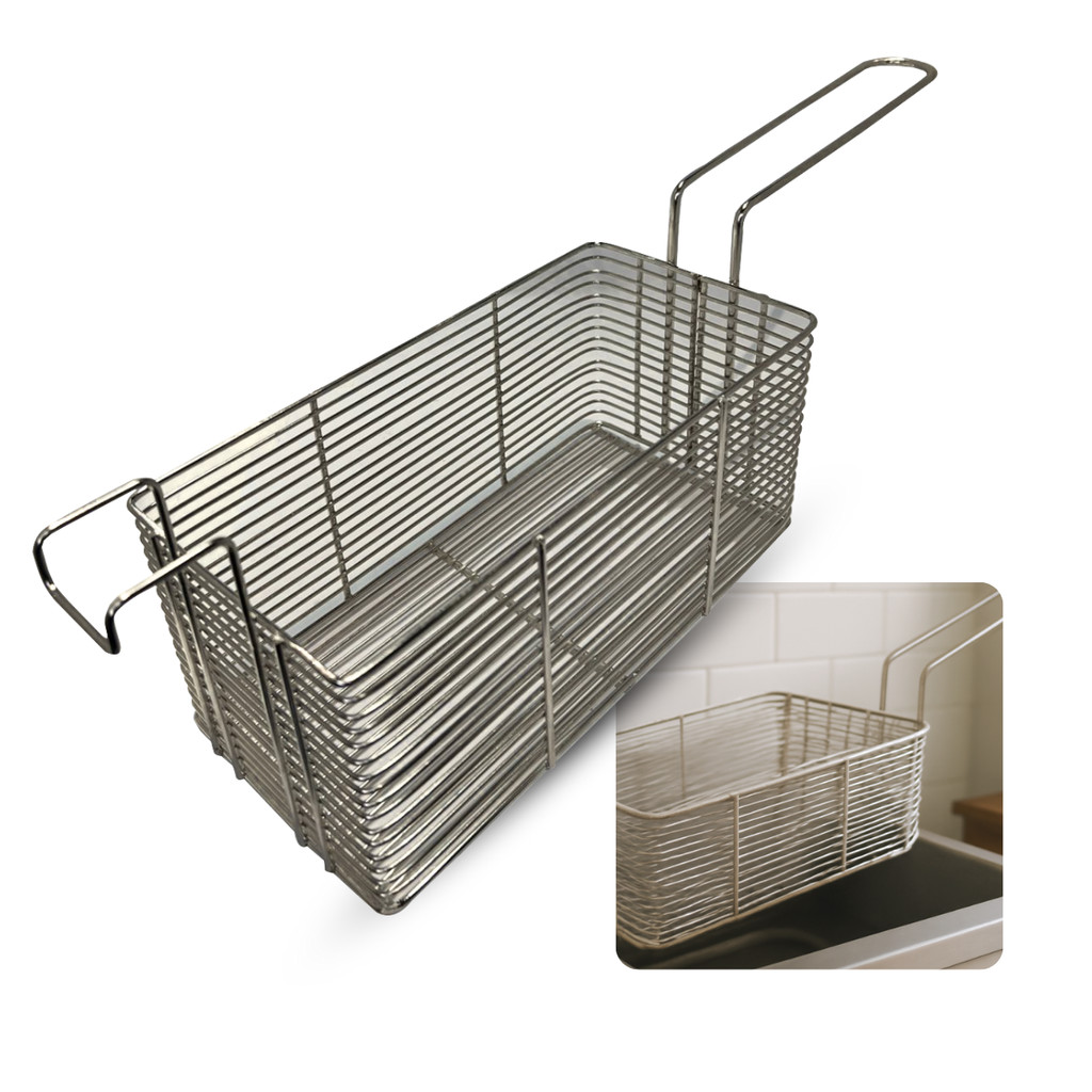 KIT 2 CESTO PARA FRITUTA 26X13X10CM FRITADEIRA FAM CROYDON
