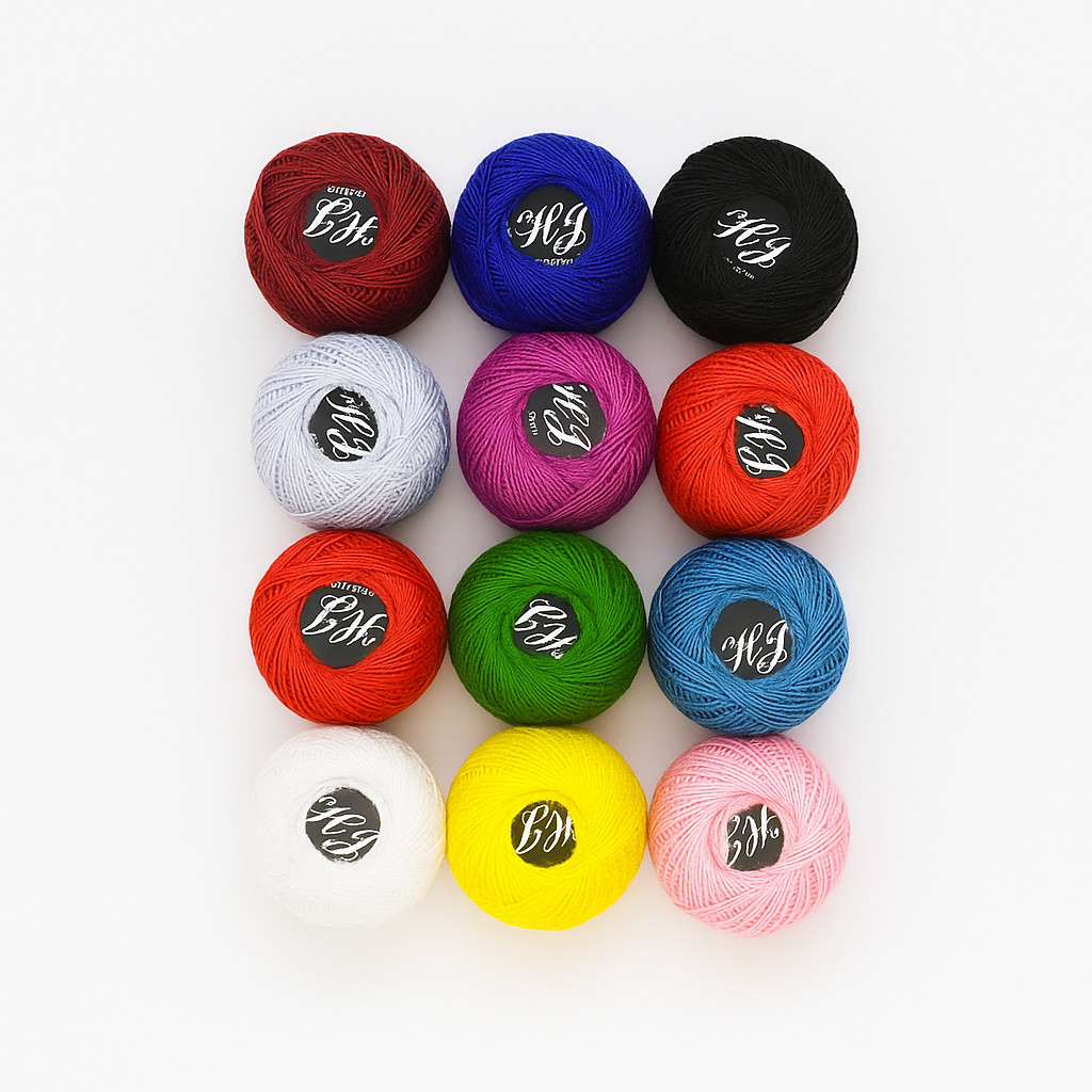 Kit com 12 Linhas de Crochê 40m – Cores Variadas | Artesanato ...