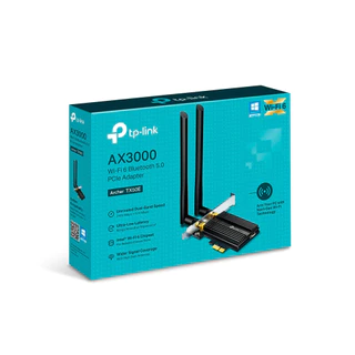 Adaptador Tp-link Pci E-express Tx50e Wi-fi 6 Ax3000 Dual Band Bluetooth 5.0 Com 2 Antenas