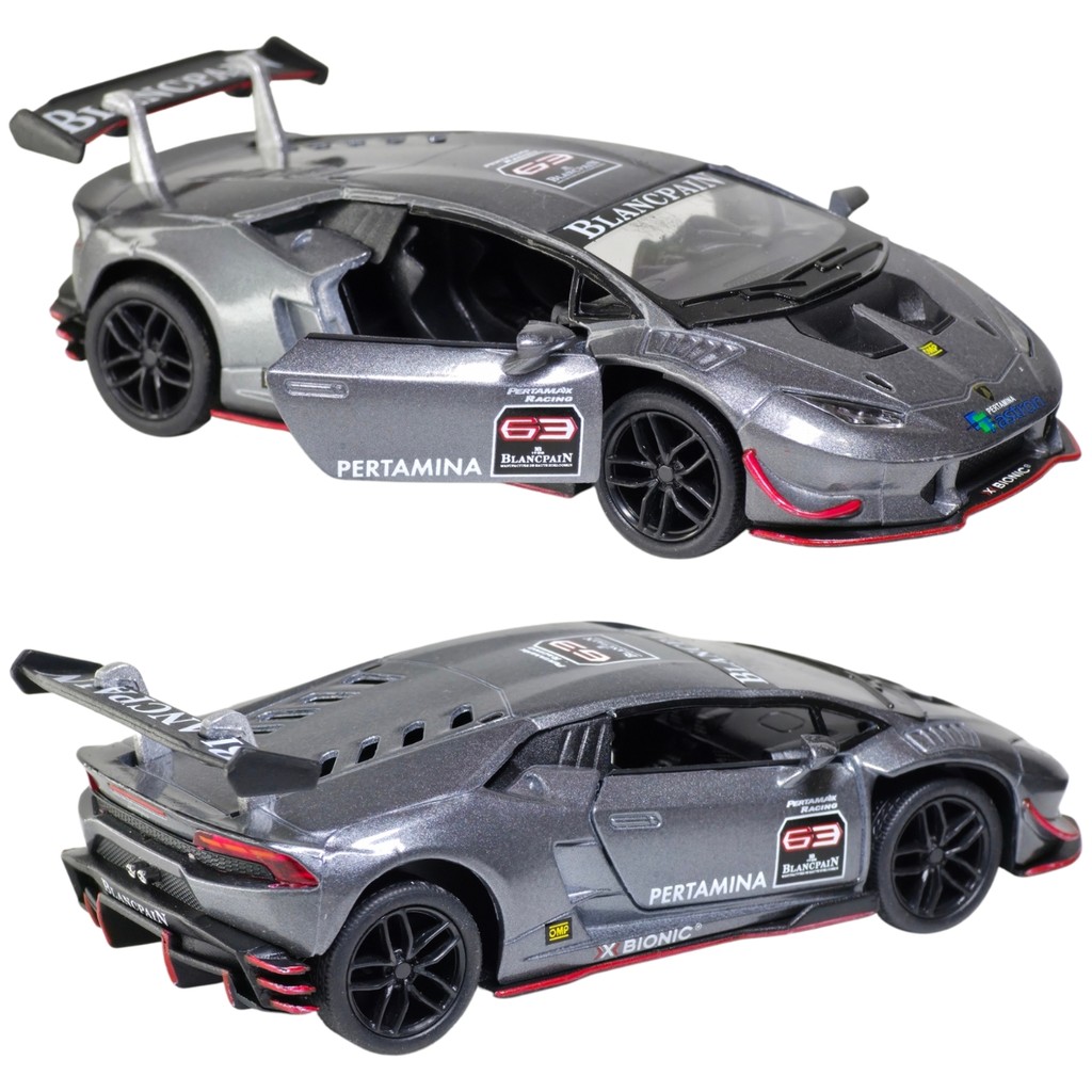 Miniatura Lamborghini Huracan LP 620-2 Super Trofeo 1/36 | Shopee