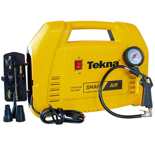 Kit Compressor de Ar Direto Formato Maleta Tekna CP6 0T 1MK 1.5hp Isento de Óleo 3450 RPM em Oferta na Shopee