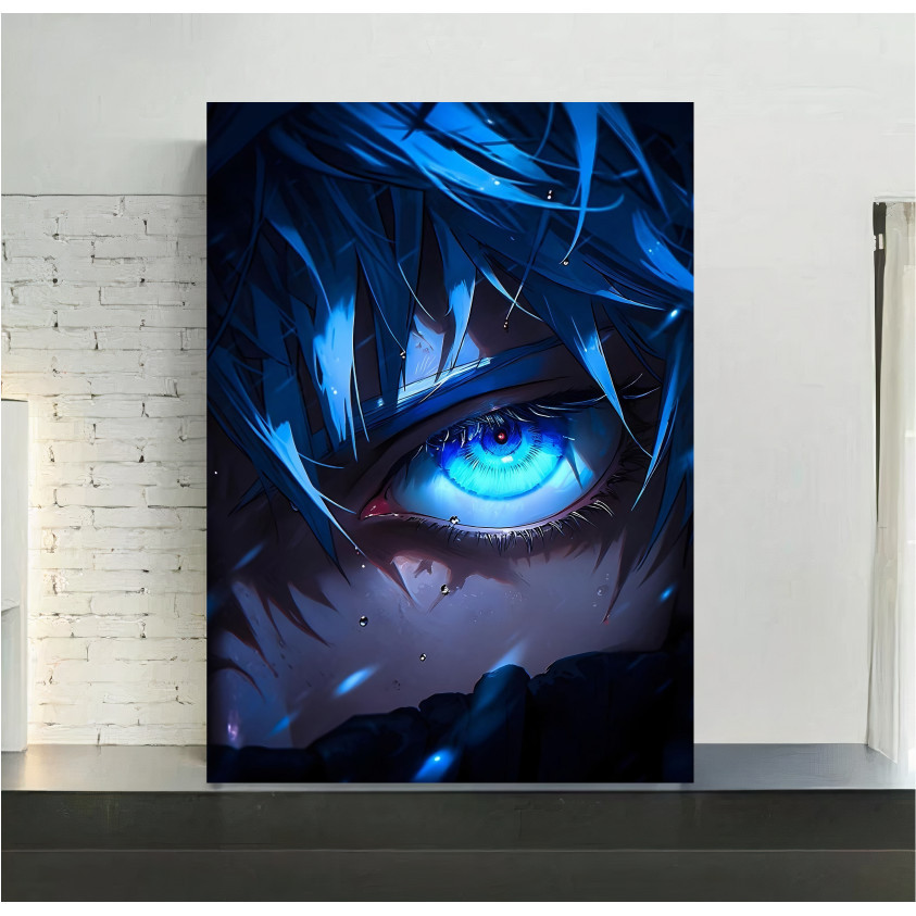 Quadro de mdf poster moldura, Mangá, Anime, Jujutsu Kaisen, Gojo ...