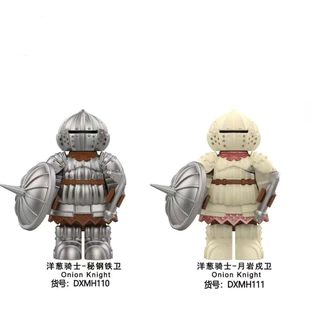 DX110-DX111 Cavaleiro Cebola Tijolos Figuras Blocos De Construção Montagem Brinquedos