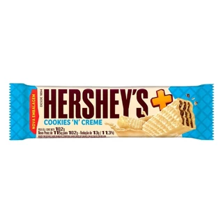 Chocolate Hersheys Mais Branco Cookies N'Creme 102g em Oferta na Shopee