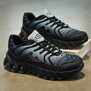 Calçados Esportivos Versáteis, Resistentes ao Desgaste, Antiderrapantes, Novo Estilo Europeu, Calçados da Moda Masculina