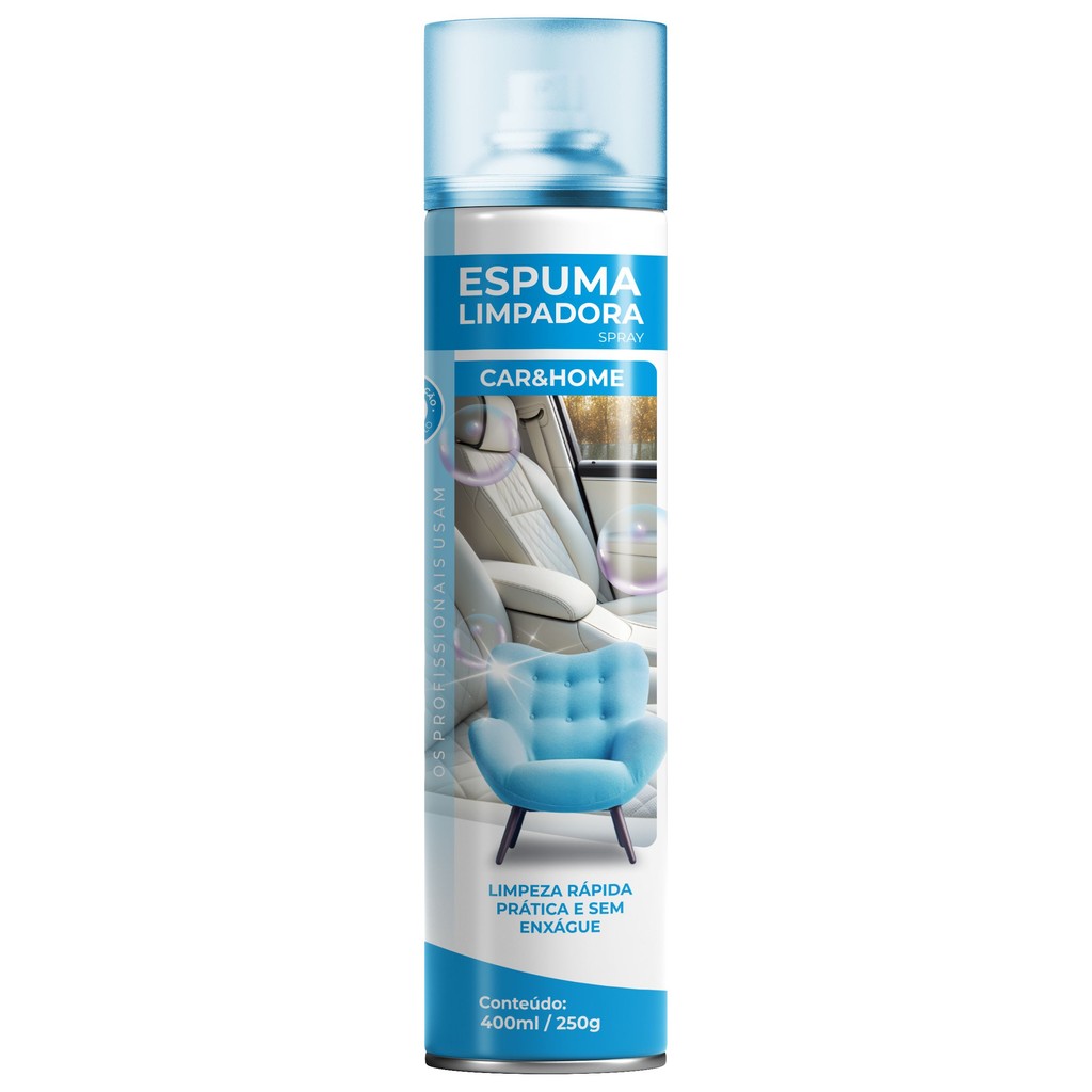 6715 ESPUMA MÁGICA LIMPADORA CAR & HOME 400ML/250G