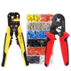 Kit Alicate Crimpar Descascador 1200 Terminais Ilhós Tubular