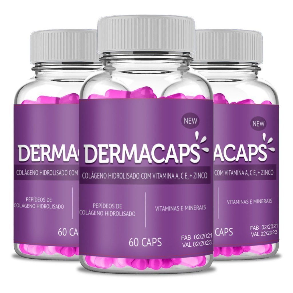 Dermacaps Original 3 Unidades 180 Cápsulas - ENVIO FULL - ENVIO FULL ...