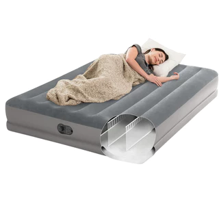 COLCHÃO DURA-BEAM PRESTIGE INTEX C/BOMBA USB CONFORTO CASAL