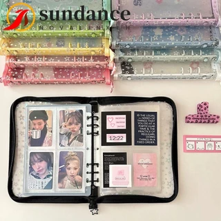 SUNDANCE Binder Capa Do Álbum De Fotos , A5 Korea Style Photocard Holder , Papelaria PVC Simples Transparente Coleção em Oferta na Shopee
