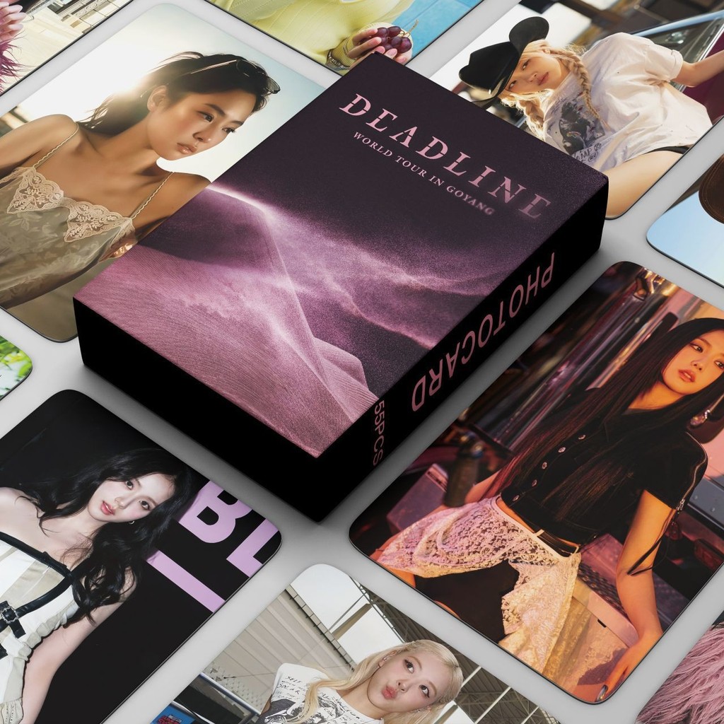 KPOP 55pcs/box BLACKPINK Photocards DEADLINE KPOP LOMO Card